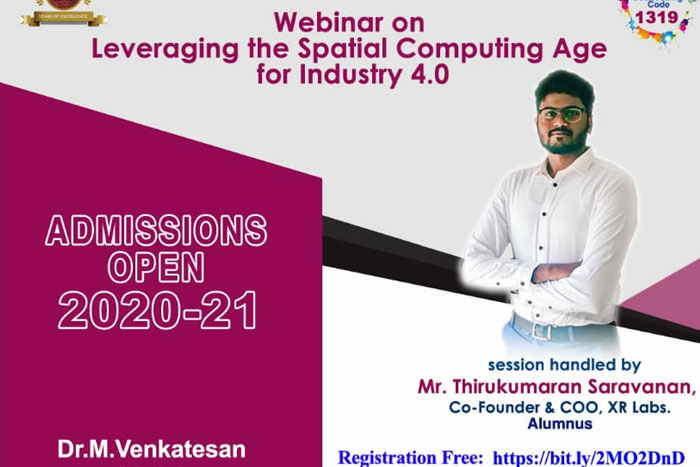 Webinar on Leveraging the Spatial Computing Age for Industry 4.0, on 11 Jun 2020